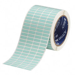 Label Maker Label: Light Green, Polyimide, 3/4" OAW, 10,000 per Roll