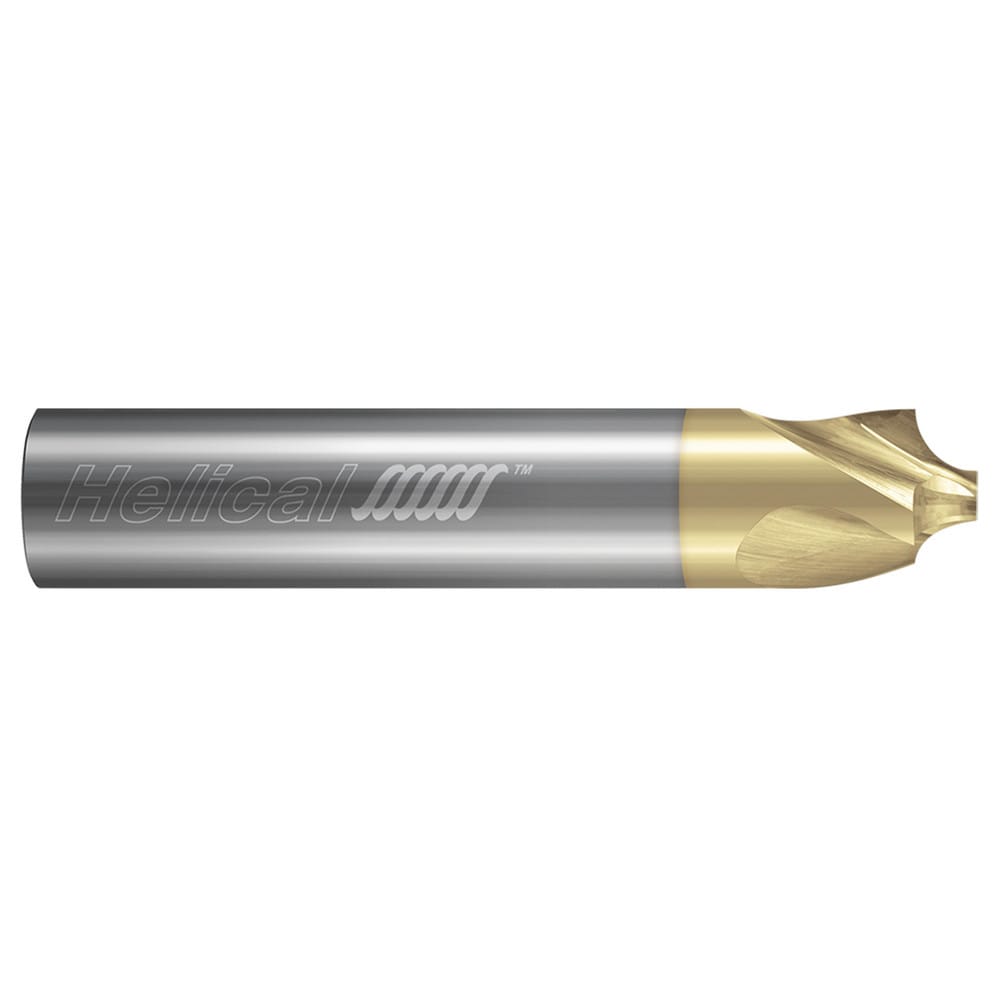 Corner Rounding End Mill: 1/8" Radius, 7/16" Dia, 5 Flutes, Solid Carbide