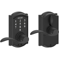 Lever Locksets; Lockset Type: Entrance; Key Type: Keyed Different; Back Set: 2-3/4; Cylinder Type: None; Material: Metal; Door Thickness: 1-3/4; Finish: Flat Black Coated