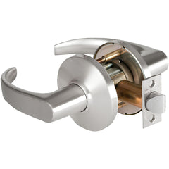 Lever Locksets; Lockset Type: Passage; Key Type: Keyed Different; Back Set: 2-3/4; Cylinder Type: Non-Keyed; Material: Metal; Door Thickness: 1-3/4 to 2-1/4; Finish: Satin Chrome