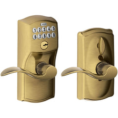 Lever Locksets; Lockset Type: Entrance; Key Type: Keyed Different; Back Set: 2-3/4; Cylinder Type: Conventional; Material: Metal; Door Thickness: 1-3/4; Finish: Satin Brass