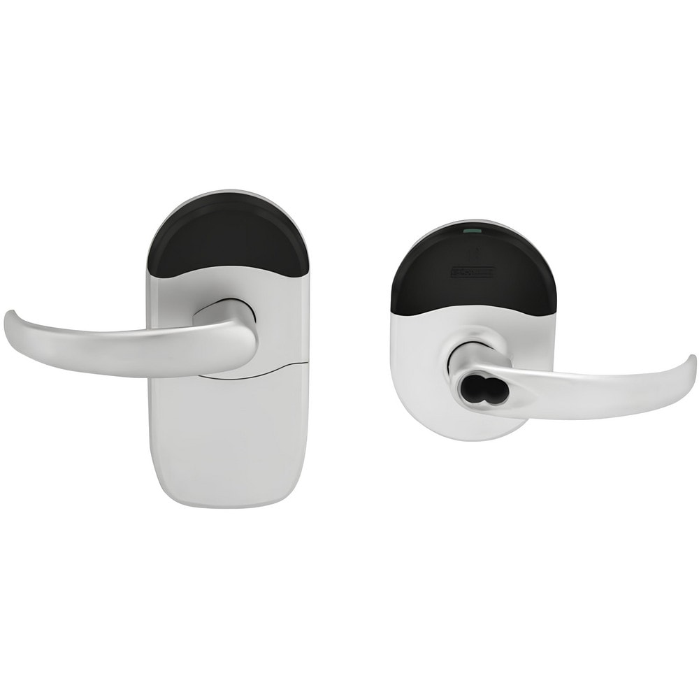 Lever Locksets; Lockset Type: Entrance; Key Type: Keyed Different; Back Set: 2-3/4; Cylinder Type: Less Core; Material: Metal; Door Thickness: 1-3/4; Finish: Satin Chrome