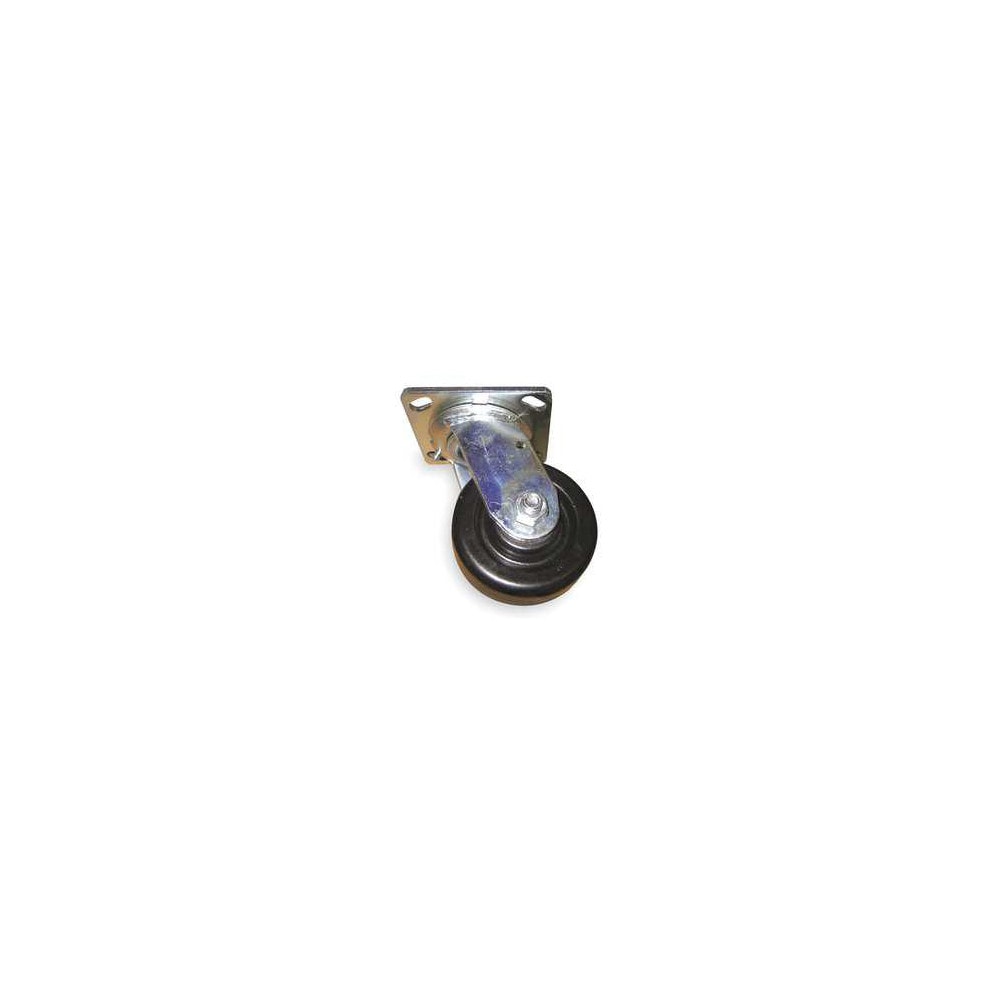 Swivel Caster Wheel: Phenolic, 4" Dia, 2" Wide