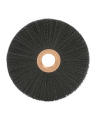 1″ Diameter × 1/4″ Width, Nylon, 0.006″ Crimped Bristle, Wheel Brush