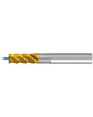 Square End Mill; 20 mm Dia. × 20 mm Shank Dia. × 126 mm OAL ; 4 FL ; Carbide ; TiAlN+TiN ; Series 2656TZ