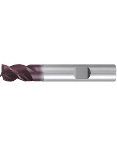 Square End Mill; 10 mm Dia. × 11 mm LOC × 10 mm Shank Dia. × 66 mm OAL ; 3 FL ; Carbide ; AlTiN ; Series 2517A