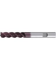 Square End Mill; 4 mm Dia. × 12 mm LOC × 6 mm Shank Dia. × 62 mm OAL ; 3 FL ; Carbide ; AlTiN ; Series 2521A