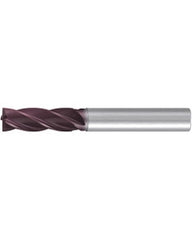 Square End Mill; 10 mm Dia. × 30 mm LOC × 10 mm Shank Dia. × 80 mm OAL ; 4 FL ; Carbide ; AlTiN ; Series 2526A