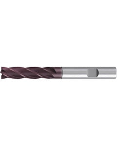 Chamfer End Mill; 8 mm Dia. × 32 mm LOC × 8 mm Shank Dia. × 80 mm OAL ; 5 FL ; Carbide ; AlTiN ; Series 2529A