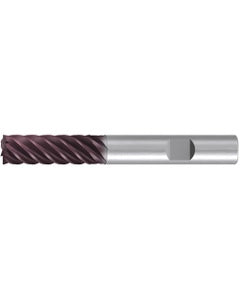 Square End Mill; 10 mm Dia. × 30 mm LOC × 10 mm Shank Dia. × 80 mm OAL ; 6 FL ; Carbide ; AlTiN ; Series 2525A