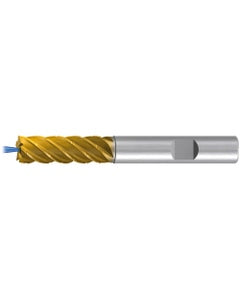 Square End Mill; 16 mm Dia. × 48 mm LOC × 16 mm Shank Dia. × 108 mm OAL ; 5 FL ; Carbide ; TiAlN+TiN ; Series 2539TZ