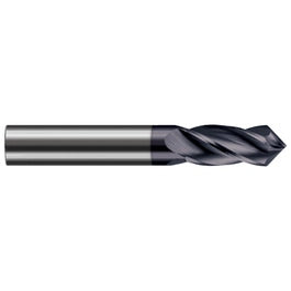 9/64″ Dia. × 9/16″ LOC × 3/16″ Shank Size × 2″ OAL, 90 Degrees, Carbide, AlTiN Nano, Drill/End Mills