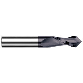 ‎0.039″ Dia. × 1/8″ LOC × 1/8″ Shank Size × 1-1/2″ OAL, 90 Degrees, Carbide, AlTiN, Drill/End Mills