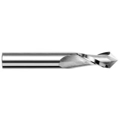 ‎0.04″ Dia. × 1/8″ LOC × 1/8″ Shank Size × 1-1/2″ OAL, 90 Degrees, Carbide, Uncoated, Drill/End Mills