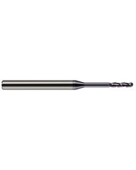 ‎3/32″ Dia. × 3/4″ LOC × 1/8″ Shank Size × 2-1/2″ OAL, 3 Flute, Carbide, TiAlN, Ballnose Endmill