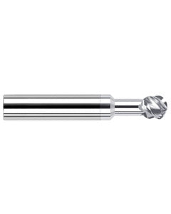 ‎1/4″ Dia. × 0.213″ LOC × 1/4″ Shank Size × 2-1/2″ OAL, 4 Flute, Carbide, TiB2, Ballnose Endmill