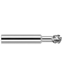 ‎1/4″ Dia. × 0.213″ LOC × 1/4″ Shank Size × 2-1/2″ OAL, 4 Flute, Carbide, Uncoated, Ballnose Endmill