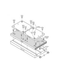 Fixture Kit - 36″ × 16″ × 1.125″ (Steel Subplate); 14″ × 14″ × 0.75″ (Aluminum Fixture Plate)