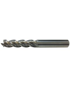 ‎L9718 - 16 mm Dia. × 32 mm LOC × 16 mm Shank Dia. × 90 mm OAL, 3 Flutes, Carbide, Bright Coating, Square End Mill