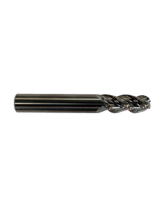 ‎L9721 - 1/2″ Dia. × 5/8″ LOC × 1/2″ Shank Dia. × 2-1/2″ OAL, 3 Flutes, Carbide, Bright Coating, Ball Nose End Mill