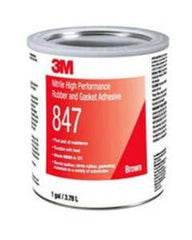 3M Nitrile High Performance Rubber and Gasket Adhesive 847 Brown 1 Gallon Can