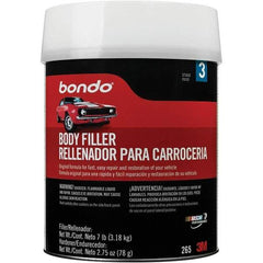 3M - Body Filler - 7 Lb Body Filler, 2-3/4 oz Cream Hardener - Makers Industrial Supply