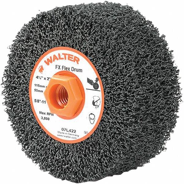 WALTER Surface Technologies - Unmounted Flap Wheels   Abrasive Type: Non-Woven    Outside Diameter (Inch): 4-1/2 - Makers Industrial Supply