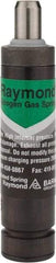 Associated Spring Raymond - 12mm Diam, 25mm Max Stroke, Green Nitrogen Gas Spring Cylinder - 65mm Body Length, 92mm OAL, 40 Lb Full Stroke Spring Force, 1,050 psi Initial Charge - Makers Industrial Supply