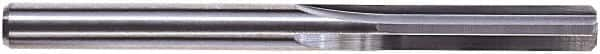 M.A. Ford - 27/64" Solid Carbide 6 Flute Chucking Reamer - Straight Flute, Straight Shank, 1-3/8" Flute Length, 3-3/4" OAL - Makers Industrial Supply