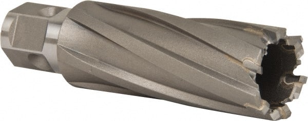 Nitto Kohki - 1" Diam x 2" Deep Carbide-Tipped Annular Cutter - Makers Industrial Supply