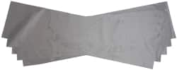 Made in USA - 5 Piece, 5" Wide x 20" Long Plastic Shim Stock Sheet - Silver, ±10% Tolerance - Makers Industrial Supply