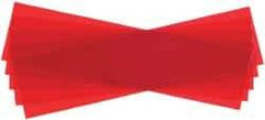 Made in USA - 5 Piece, 5" Wide x 20" Long Plastic Shim Stock Sheet - Red, ±10% Tolerance - Makers Industrial Supply