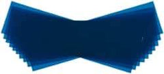 Made in USA - 10 Piece, 5" Wide x 20" Long Plastic Shim Stock Sheet - Blue, ±10% Tolerance - Makers Industrial Supply