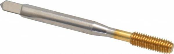 Balax - #10-32 UNF H6 Thread Limit Bottoming Thread Forming Tap - High Speed Steel, TiN Finish, 2-3/8" OAL, 7/8" Thread Length, Right Hand Thread, Series BXB - Makers Industrial Supply