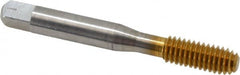 Balax - 5/16-18 UNC H4 Thread Limit Bottoming Thread Forming Tap - High Speed Steel, TiN Finish, 2-23/32" OAL, 1-1/8" Thread Length, Right Hand Thread, Series BXB - Makers Industrial Supply