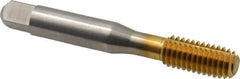 Balax - 3/8-16 UNC H8 Thread Limit Bottoming Thread Forming Tap - High Speed Steel, TiN Finish, 2-15/16" OAL, 1-1/4" Thread Length, Right Hand Thread, Series BXB - Makers Industrial Supply