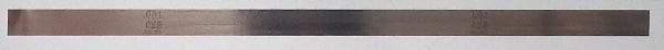 SPI - 0.0025 Inch Thick x 1/2 Inch Wide x 12 Inch Leaf Length, Feeler Gage - Tempered Steel - Makers Industrial Supply