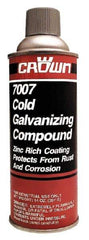 Crown - 13 oz Zinc Cold Galvanizing Compound - Comes in Aerosol, Food Grade - Makers Industrial Supply