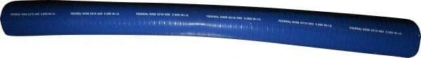 Federal Hose - 3" ID x 3.32" OD x 3' OAL, Coolant Hose - -65 to 350°F, Blue - Makers Industrial Supply