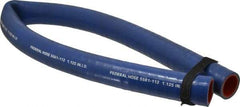 Federal Hose - 1-1/8" ID x 1.52" OD x 3' OAL, Coolant Hose - -65 to 350°F, Blue - Makers Industrial Supply