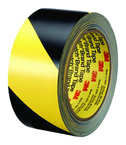 List 5702 48 x" x 36 yds Safety Stripe Tape - Black/Yellow - Makers Industrial Supply