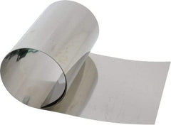 Made in USA - 50 Inch Long x 6 Inch Wide x 0.004 Inch Thick, Roll Shim Stock - Stainless Steel - Makers Industrial Supply