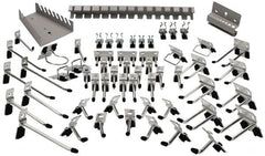 Kennedy - Tool Holder Sets For Square Hole Pegboard - Steel, 60 Piece Set - Makers Industrial Supply