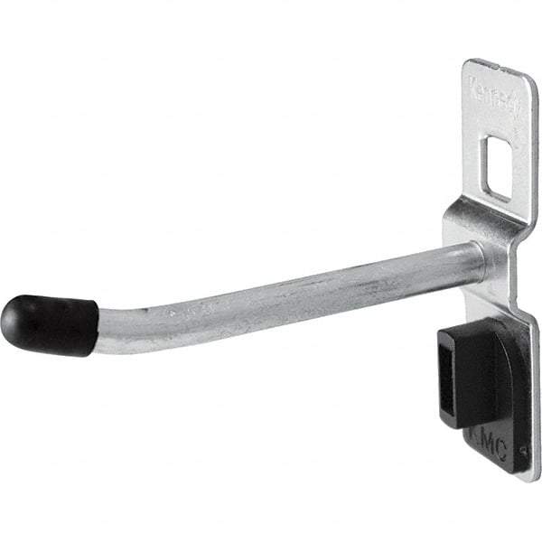 Kennedy - 5/32" Diam, 2-3/8" Long Single Angled End Pegboard Hook - Steel - Makers Industrial Supply