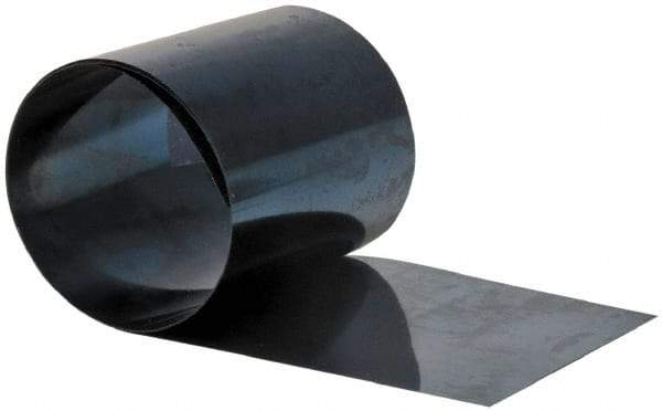 Made in USA - 2.50 m Long x 150 mm Wide x 0.15 mm Thick, Roll Shim Stock - Steel - Makers Industrial Supply