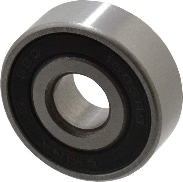 Value Collection - 5/16" Bore Diam, 29/32" OD, Double Seal Semi Ground Extra Light Radial Ball Bearing - 5/16" Wide, 1 Row, Round Bore, 291 Lb Static Capacity, 607 Lb Dynamic Capacity - Makers Industrial Supply