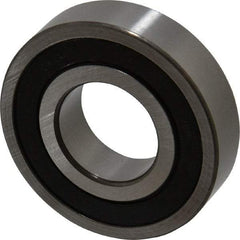 Value Collection - 1-1/8" Bore Diam, 2-1/2" OD, Double Seal Semi Ground Extra Light Radial Ball Bearing - 5/8" Wide, 1 Row, Round Bore, 2,195 Lb Static Capacity, 3,751 Lb Dynamic Capacity - Makers Industrial Supply