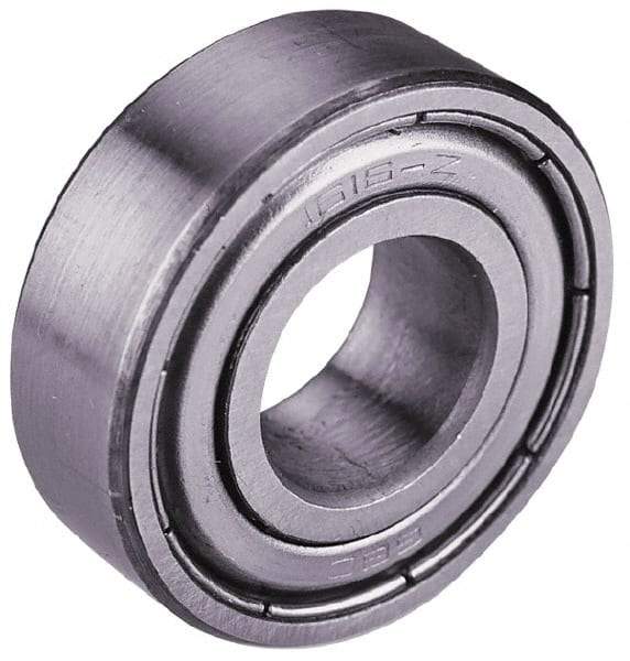 Value Collection - 7/8" Bore Diam, 2" OD, Double Shield Semi Ground Extra Light Radial Ball Bearing - 9/16" Wide, 1 Row, Round Bore, 1,565 Lb Static Capacity, 2,914 Lb Dynamic Capacity - Makers Industrial Supply