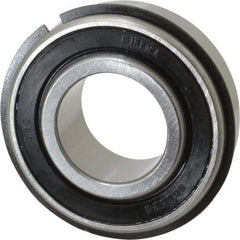 Value Collection - 1" Bore Diam, 2" OD, Double Seal Semi Ground Extra Light Radial Ball Bearing - 1 Row, Round Bore, 1,096 Lb Static Capacity, 2,040 Lb Dynamic Capacity - Makers Industrial Supply