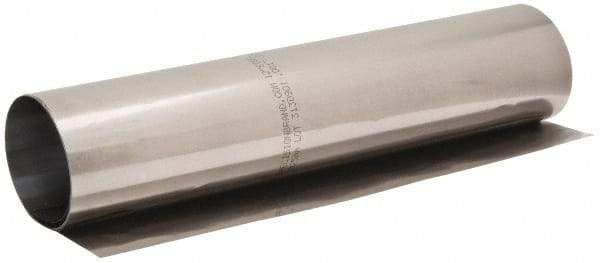 Made in USA - 10 Ft. Long x 12 Inch Wide x 0.001 Inch Thick, Roll Shim Stock - Steel - Makers Industrial Supply